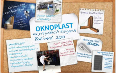 OKNOPLAST na targach Batimat w Paryżu