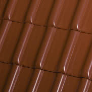 Fleming - dachówka kasztanowa angobowana