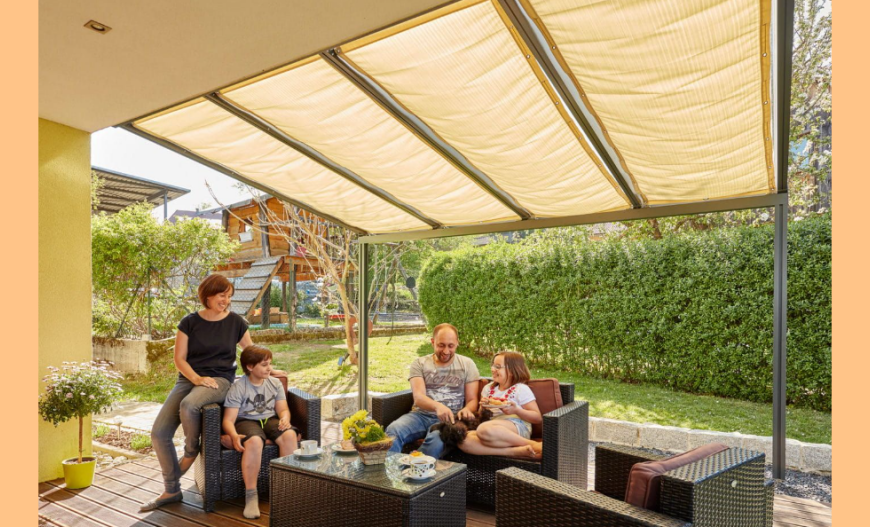 Osłony cieniujące na taras - skuteczna ochrona przed słońcem i opadami